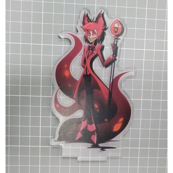 Hazbin Hotel Alastor Standee + Pin - Picture 1 of 3